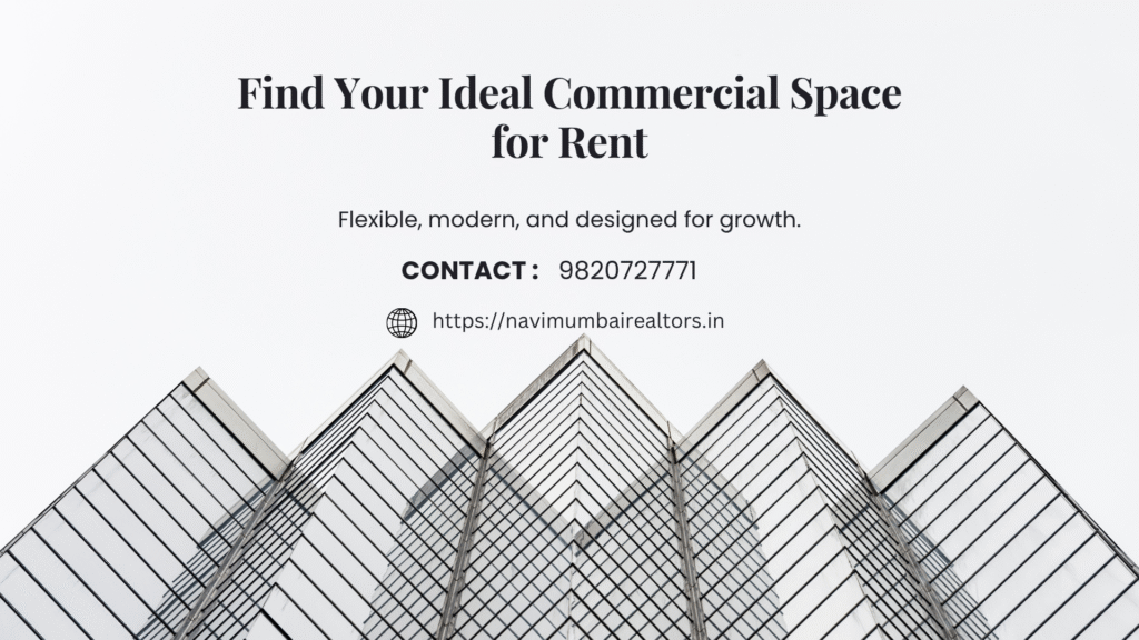 Visual highlighting how to get in touch when searching for commercial space for rent.